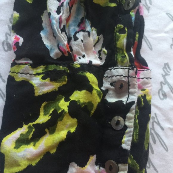 Cino Boutique Beautiful Vibrant Cotton Blouse Great Fit - Picture 7 of 14